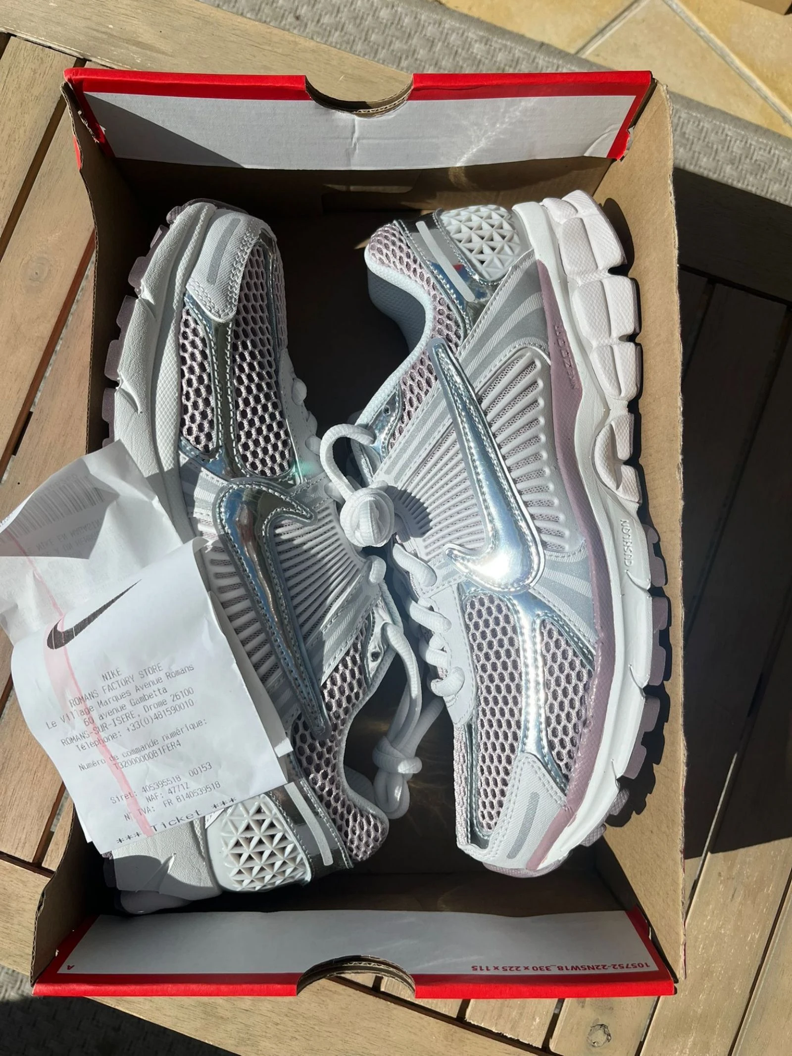 Nike Zoom Vomero 5 Gris Plata Talla 44 Nuevas Auténticas Con Caja Y2K Streetwear – photo 2